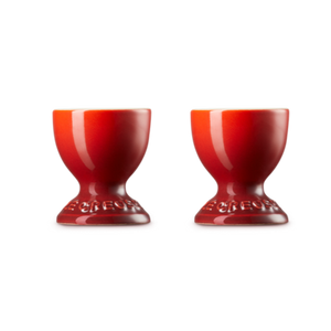 Le Creuset Stoneware Set of 2 Cerise Egg Cups