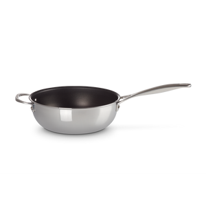 Le Creuset Signature Stainless Steel 24cm Non Stick Saute Pan