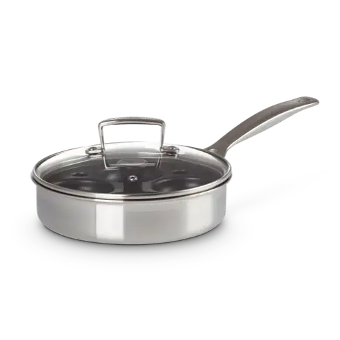 Le Creuset 3-Ply 20cm Saute & Poaching Pan