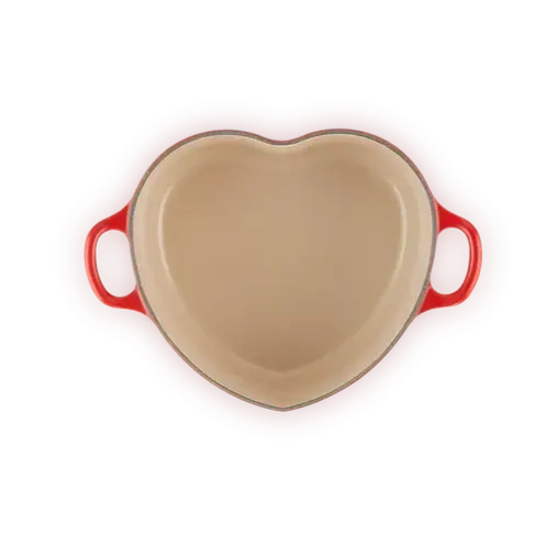 Le Creuset Signature Cast Iron Cerise Heart Shaped Casserole