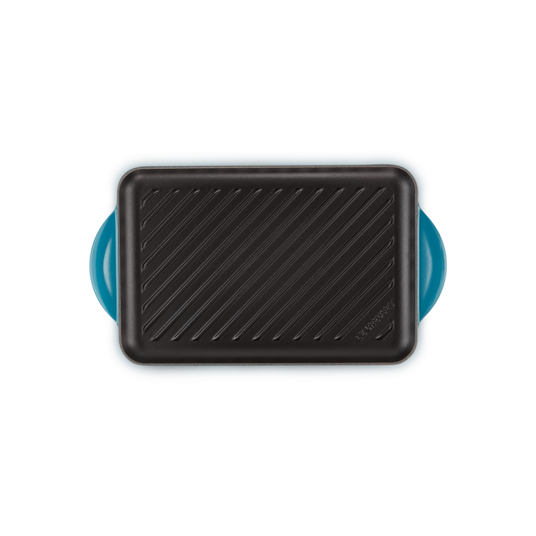Le Creuset Signature Deep Teal Cast Iron Grill - All
