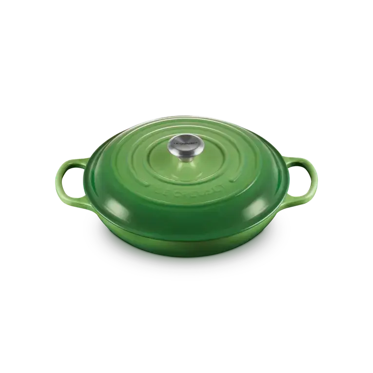Le Creuset Signature Cast Iron Bamboo 30cm Shallow Casserole