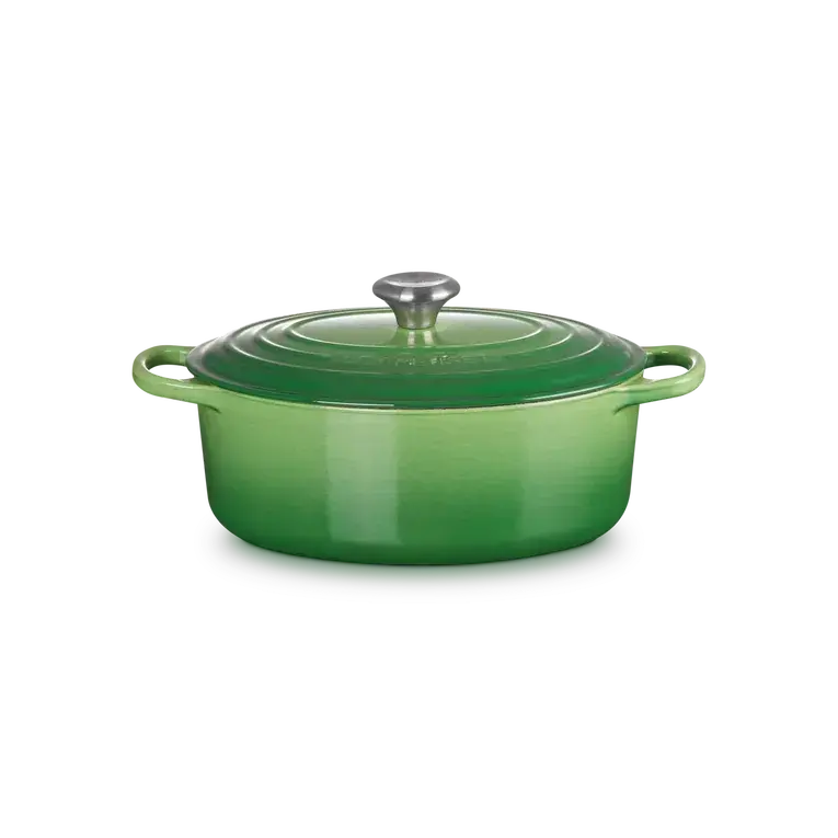 Le Creuset Signature Cast Iron Bamboo Oval Casserole - All Sizes