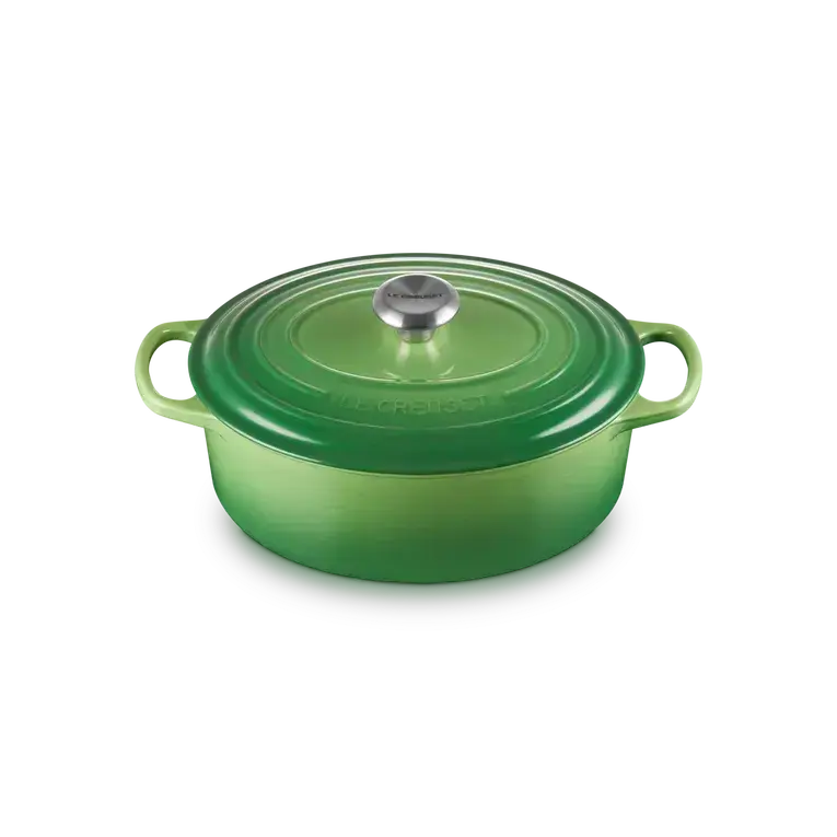 Le Creuset Signature Cast Iron Bamboo Oval Casserole - All Sizes