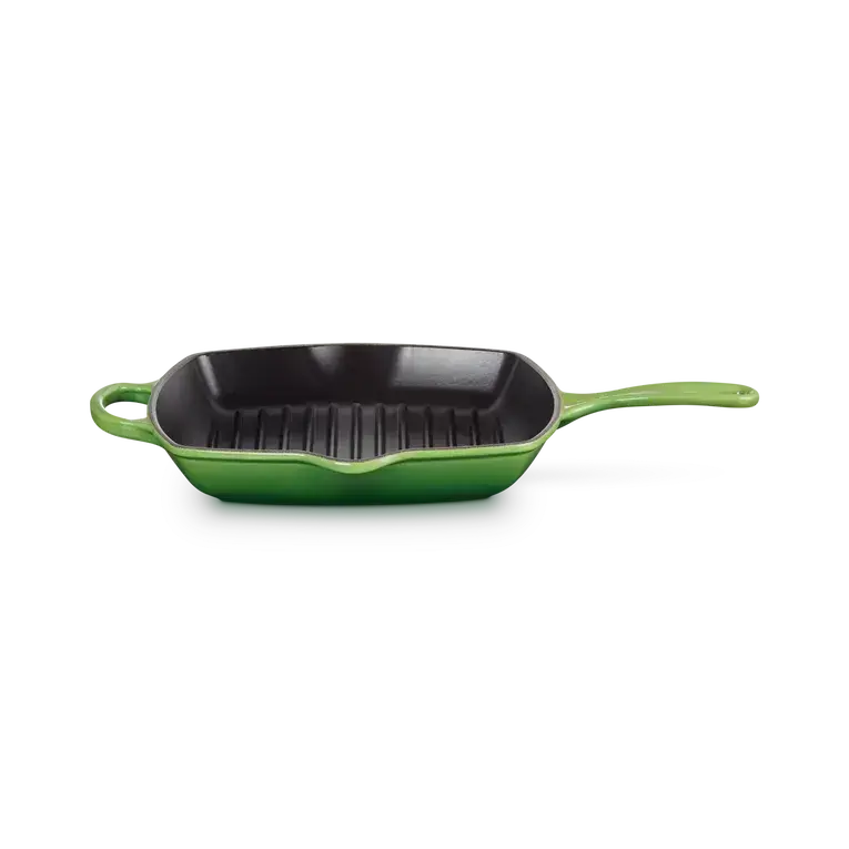 Le Creuset Signature Cast Iron Bamboo Grill - All Sizes