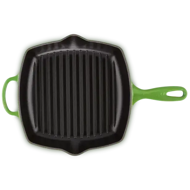 Le Creuset Signature Cast Iron Bamboo Grill - All Sizes