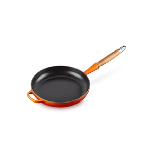Le Creuset Signature Cast Iron Volcanic Frying with Wooden Handle - All Sizes