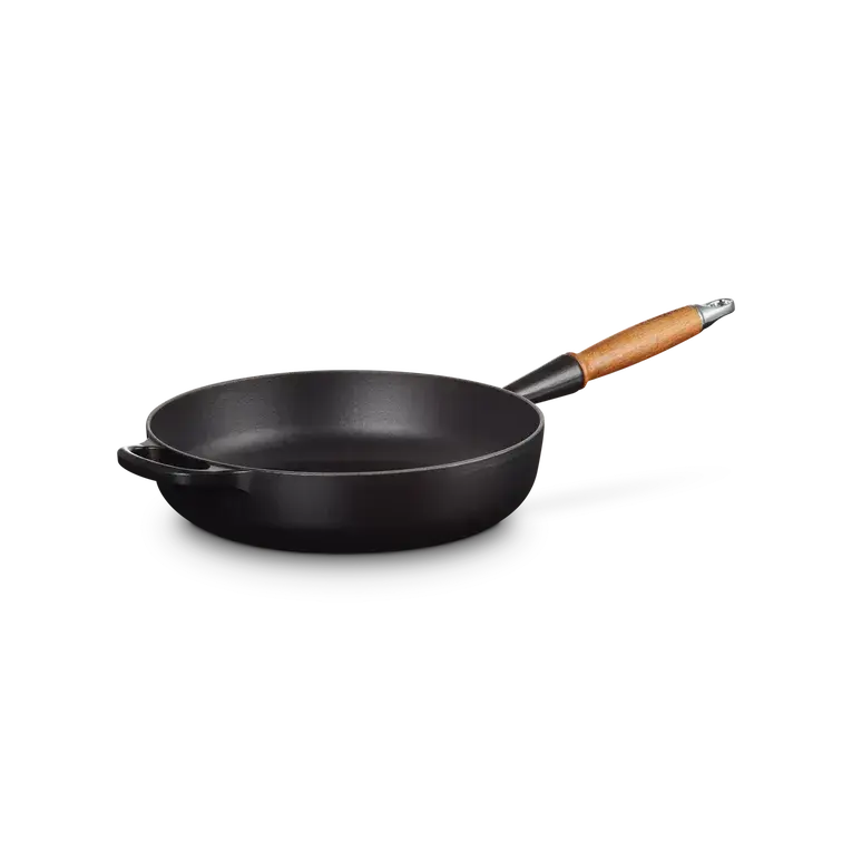 Le Creuset  Signature Cast Iron Satin Black Sauté Pan