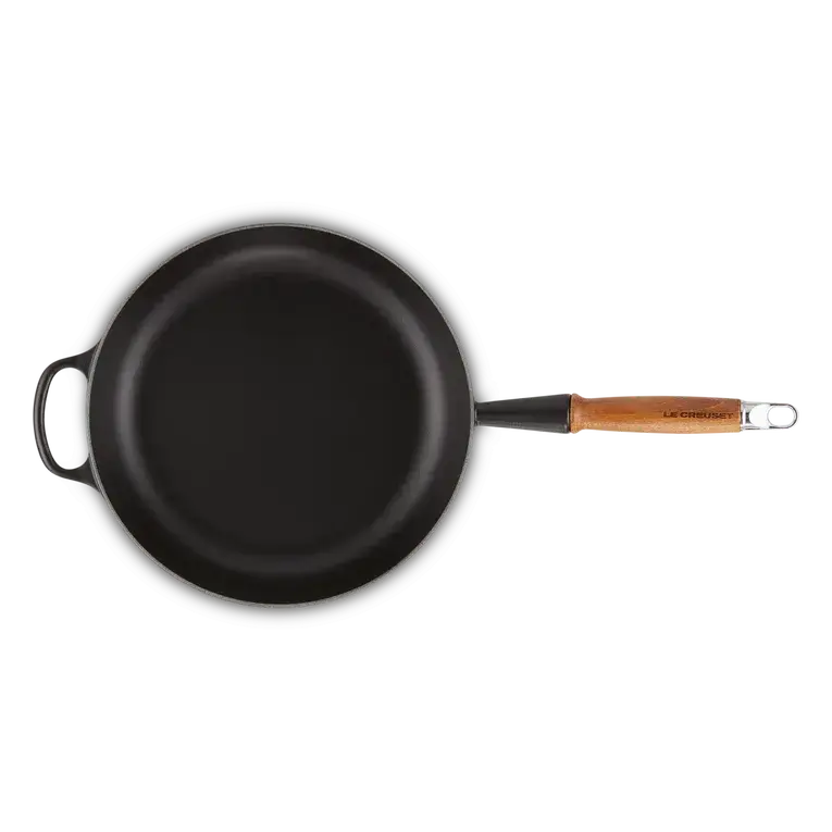 Le Creuset  Signature Cast Iron Satin Black Sauté Pan