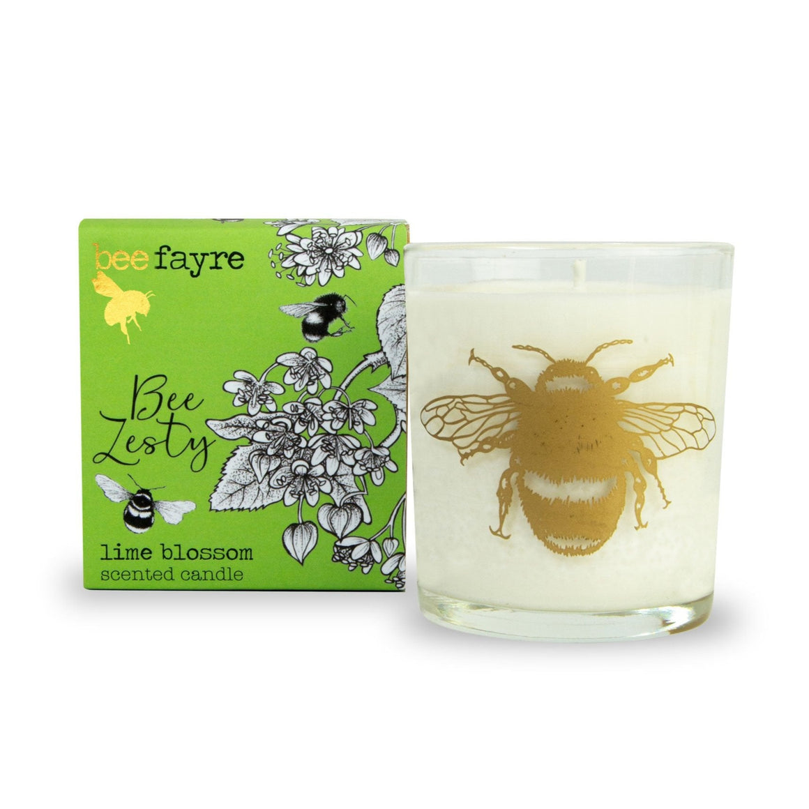 Bee Fayre Bee Zesty Lime Blossom Large Scented Candle