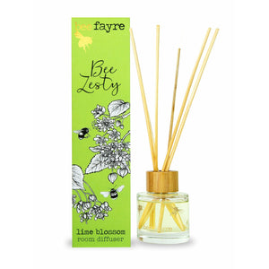 Bee Fayre Bee Zesty Lime Blossom Reed Diffuser 50ml