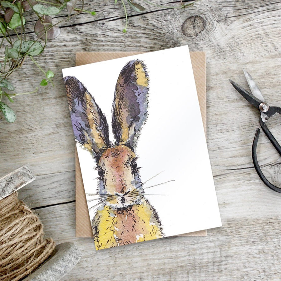 Toasted Crumpet Hare Card