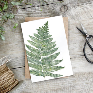 Toasted Crumpet Fern Card