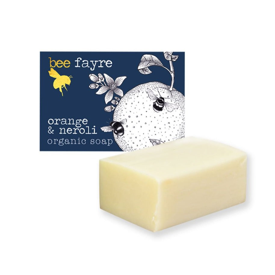 Bee Fayre Bee Happy Orange & Neroli Organic Soap