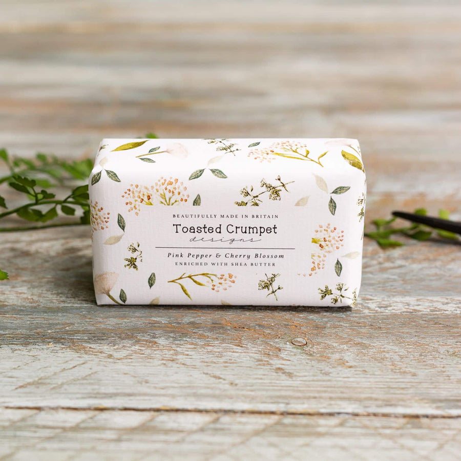 Toasted Crumpet Pink Pepper & Cherry Blossom Soap