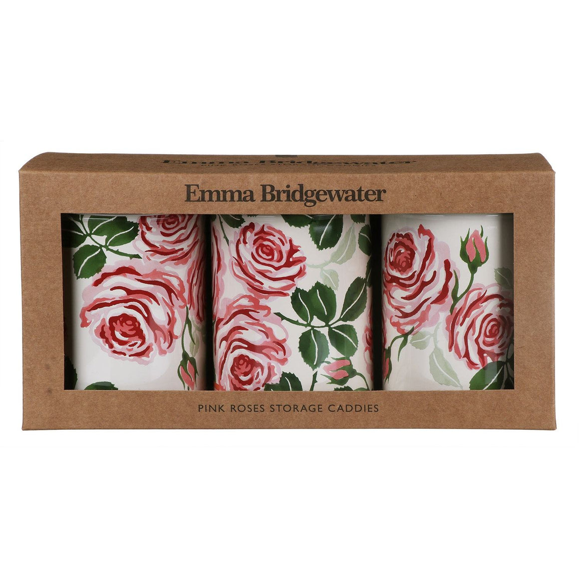 Emma Bridgewater Pink Rose Caddie Set