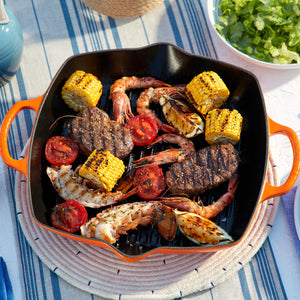 Le Creuset Signature Cast Iron Volcanic Grillet - All Grills