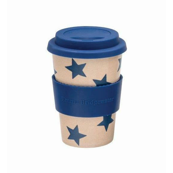 Emma Bridgewater Blue Star Rice Husk Travel Cup