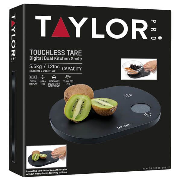 Taylor Pro Touchless Tare Digital Dual Scale