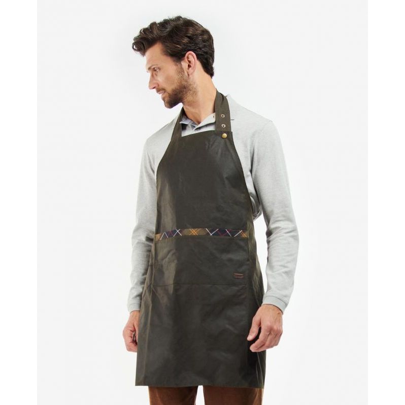 Barbour Wax For Life Apron Olive