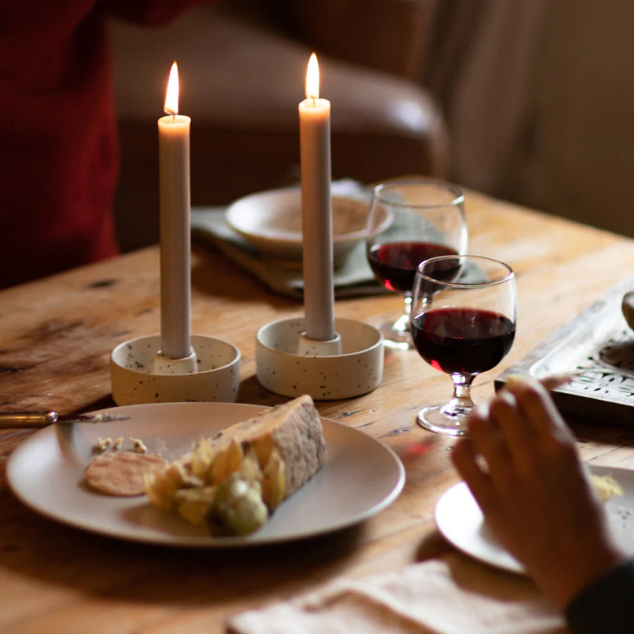 St. Eval Speckled Candle Holder