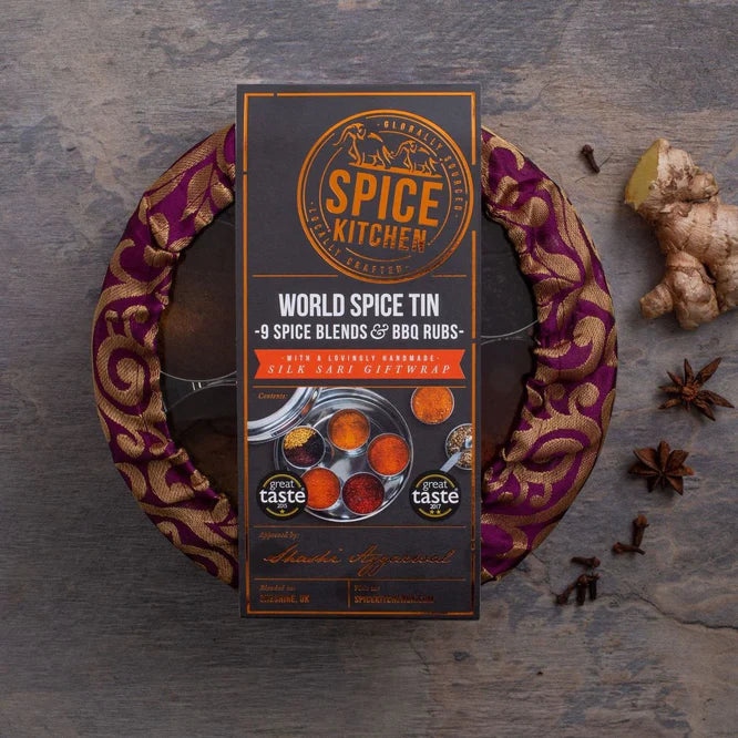 Spice Kitchen World Spice Tin