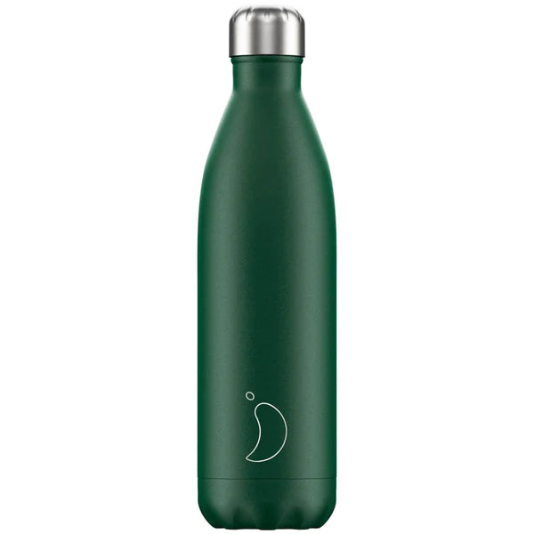 Chilly's Matt Green 750ml Bottle