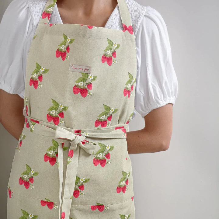 Sophie Allport Strawberries Adult Apron