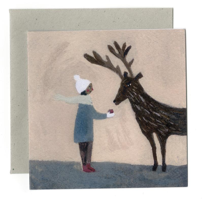 Gemma Koomen An Apple For Reindeer Card