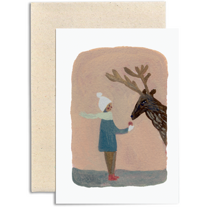 Gemma Koomen An Apple For Reindeer A6 Card