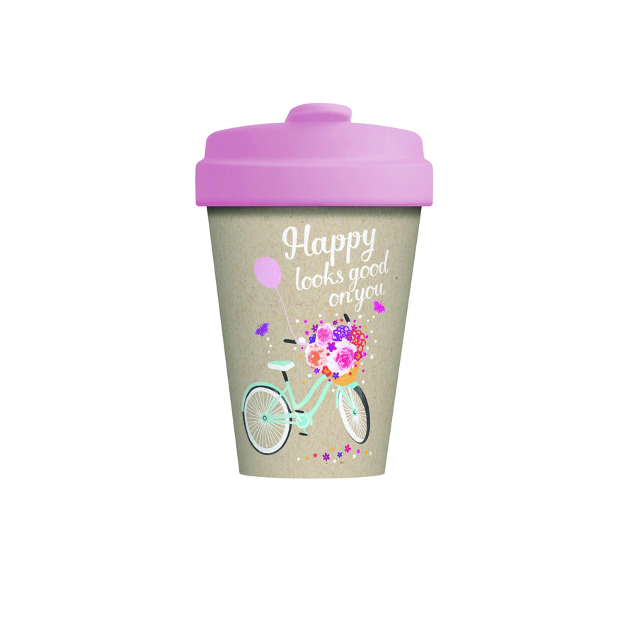 Happy Looks Good On You Bamboo Cup