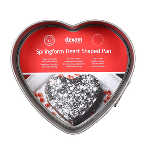 Dexam Non-Stick Heart Spring Form Cake Pan