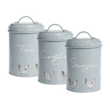 Sophie Allport Chicken Set of 3 Caddies