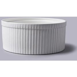 CKS Large 2.5Ltr White Souffle Dish