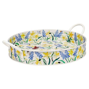 Emma Bridgewater Blue Tit Large Handle Tray