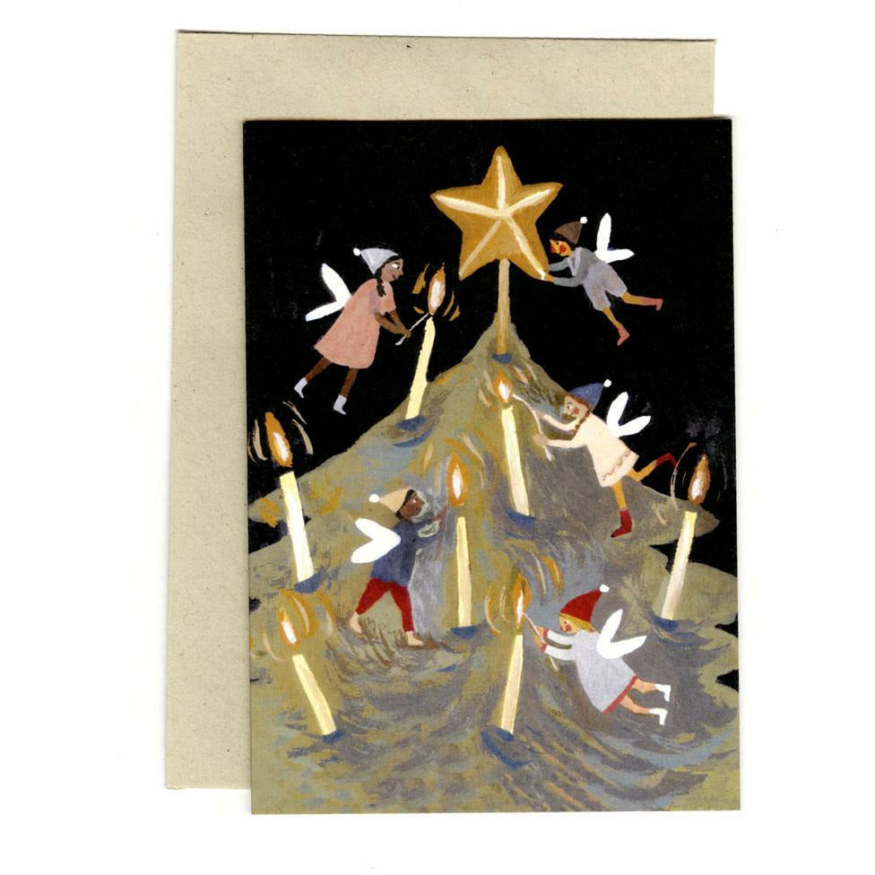 Gemma Koomen Decorating The Tree Card