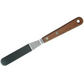 Dexam Angled Palette Knife with Riveted Wooden Handle 13cm