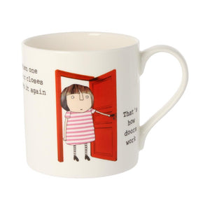 Rosie Made A Thing That's How Doors Work Mug