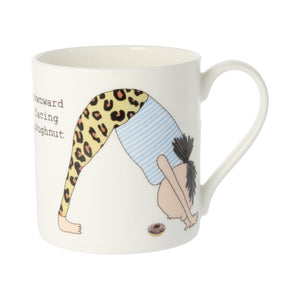 Rosie Made A Thing Downward Facing Doughnut Mug