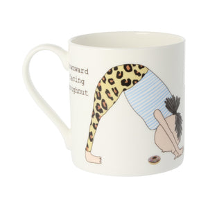 Rosie Made A Thing Downward Facing Doughnut Mug