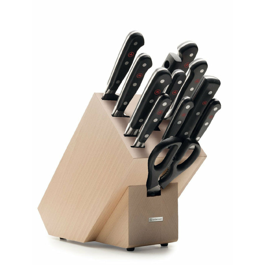 Wusthof 12 Piece Knife Set with Beech Block