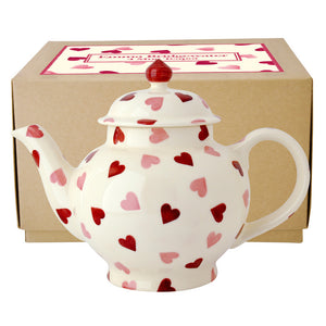 Emma Bridgewater Pink Hearts 4 Cup Teapot