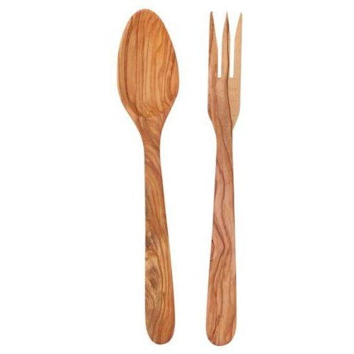 Eddingtons Traditional Olive Wood Salad Set