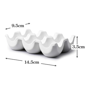 CKS White 6 Hole Egg Holder