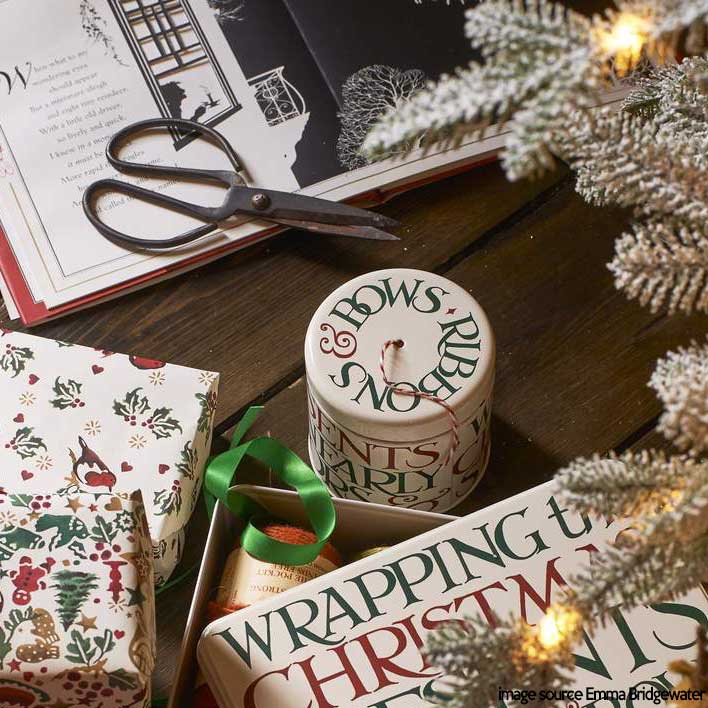 Emma Bridgewater Christmas Wrapping String Tin