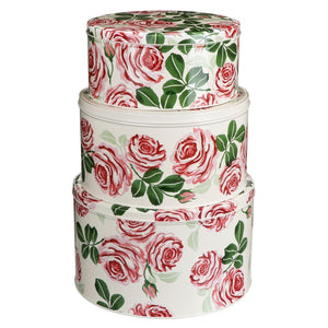 Emma Bridgewater Roses Set of 3 Round Cake Tins