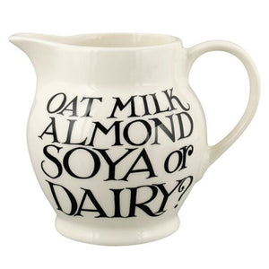 Emma Bridgewater Black Toast Soya Or Dairy Half Pint Jug