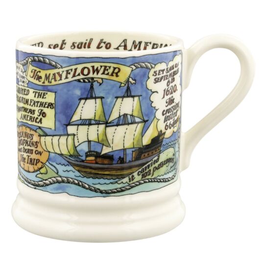 Emma Bridgewater Events of the Mayflower 400 Years Half Pint Mug