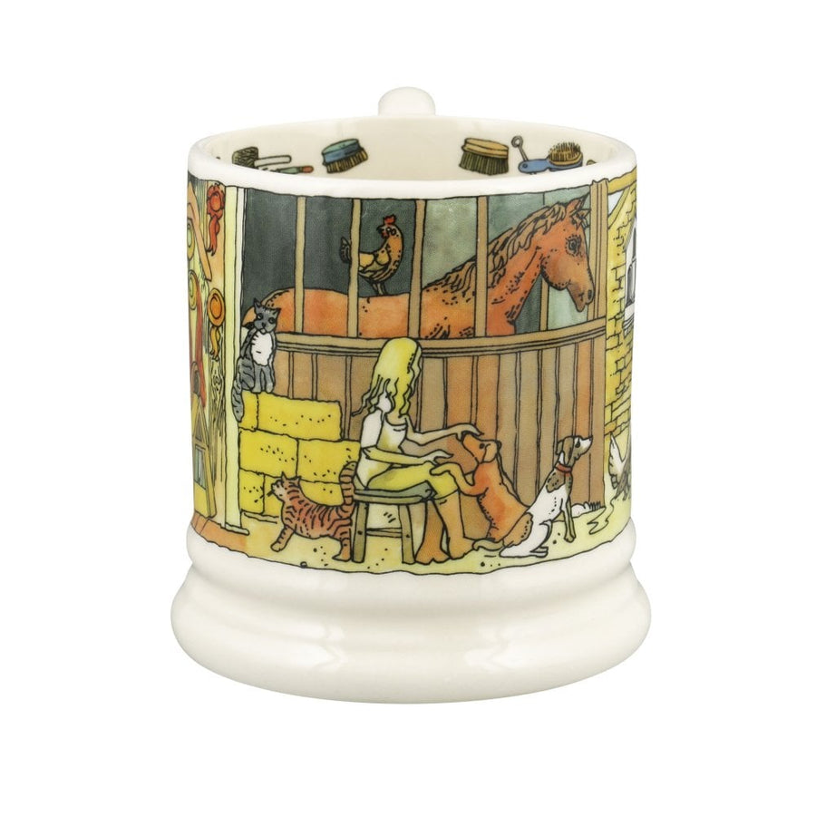 Emma Bridgewater Down At The Stables Half Pint Mug