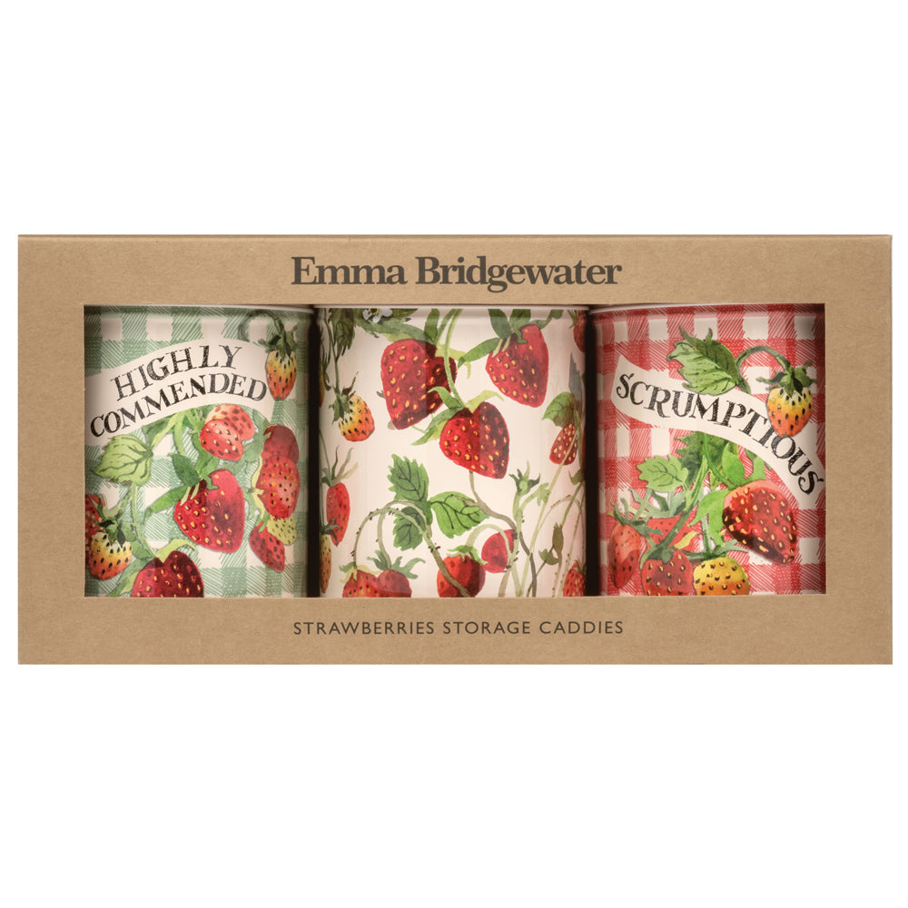Emma Bridgewater Strawberries Caddie Set